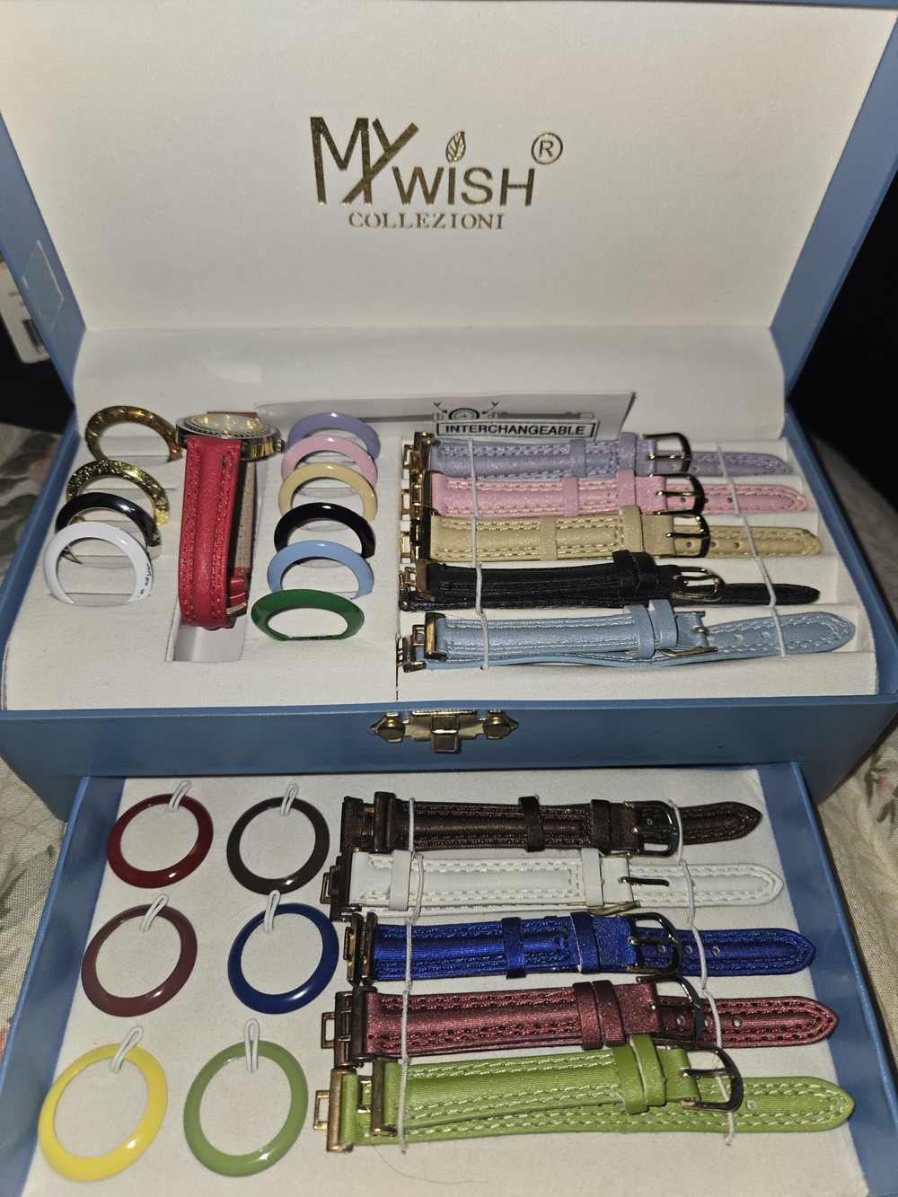 MY WISH Interchangeable Women’s Watch Strap Set in Pastel Colors